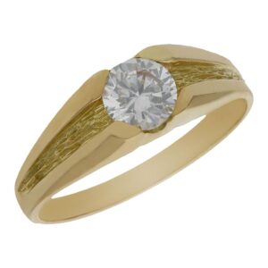 Solitario oro 18kl