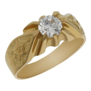 Solitario oro 18kl