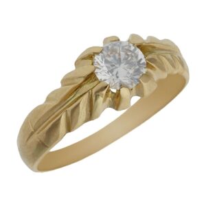 Solitario oro 18kl