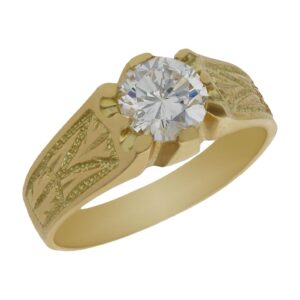 Solitario oro 18kl