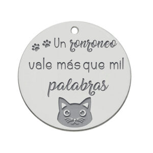 Mi historia - abalorio plata 925mm ronroneo