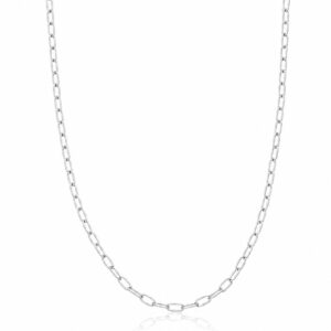 Cadena plata 925mm eslabon alargado - 1.60mm