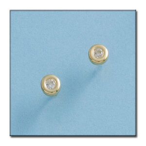 Pendientes oro 18kl circonitas
