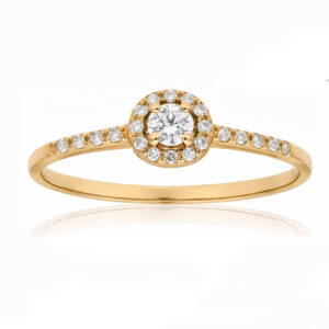 Sortija oro 18kl circonitas