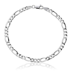 Pulsera plata 925mm 3x1 - 4.50mm